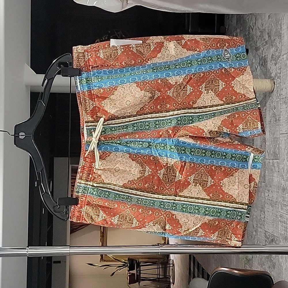 Oriental Rug Print Swim Shorts